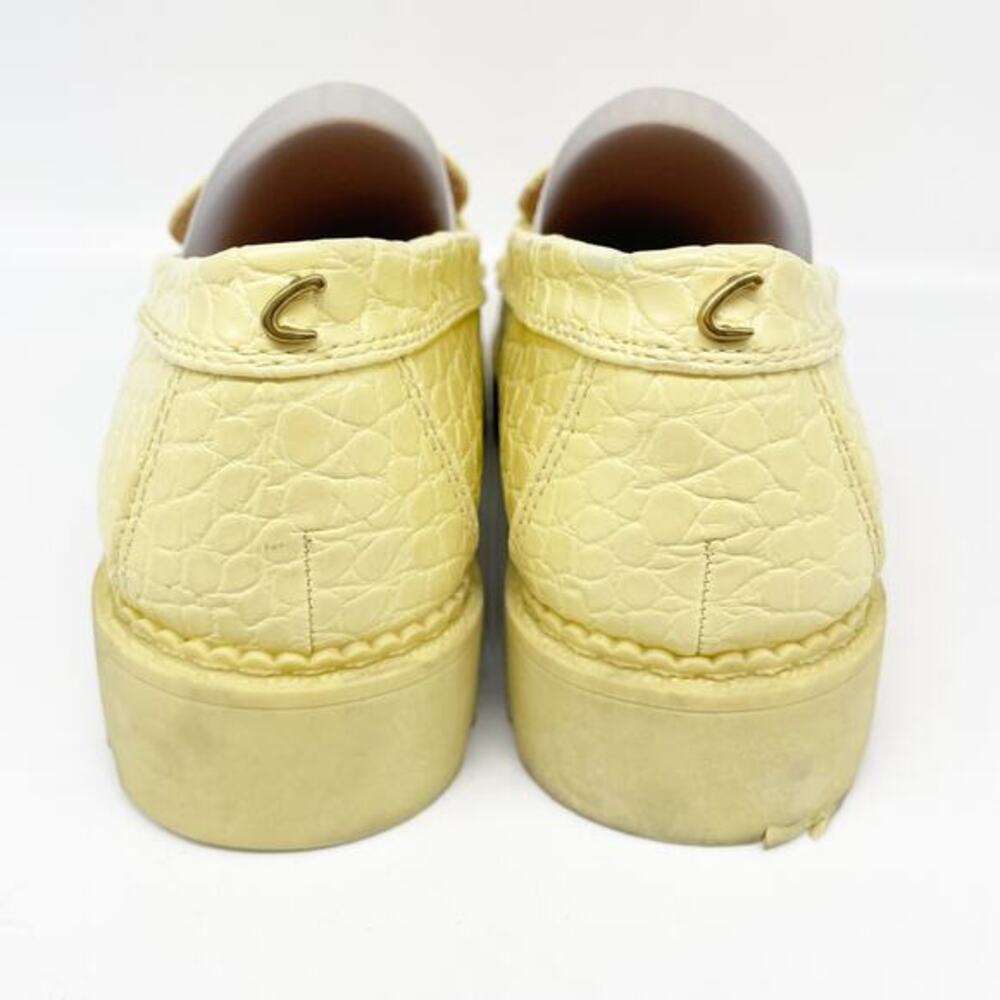 Circus NY by Sam Edelman Deana Crocodile Embossed Loafers Yellow Size 6.5‎ M - Picture 4 of 13